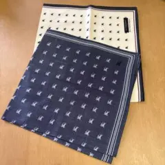 BURBERRY ハンカチ 2枚セット ホースロゴ