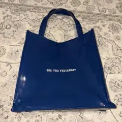 SEE YOU YESTERDAY Record bag ネイビーのサムネイル