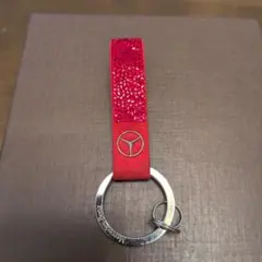 Mercedes-Benz グリッター レッドキーホルダー
