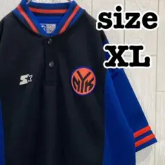 XL 90s Starter NYニックス ウォームアップシャツ ブラックのサムネイル