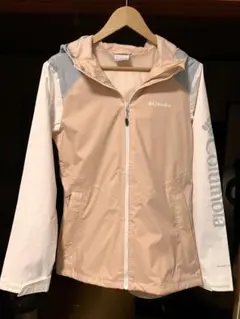 Columbia ジャケット S マウンテンパーカー　ピンク ホワイト グレー