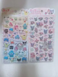 サンリオ うるちゅる ポップシール 2点セット マイメロディ クロミ