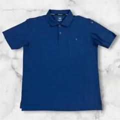 【美品】BURTLE 半袖ポロシャツ 667ネイビー 3L 2XL 大きいサイズのサムネイル