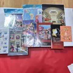 Disney クリアファイル&ポストカードセット　計10点　アナ雪他　送料無料