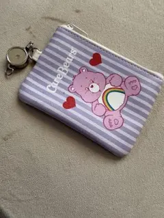 【美品】ケアベア CareBears コインケース パスケース リール付き♡のサムネイル