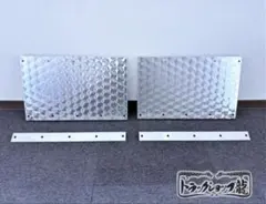 長タレ一枚物 泥除け 軽トラ 軽トラック ウロコ柄 EVA黒 アングル