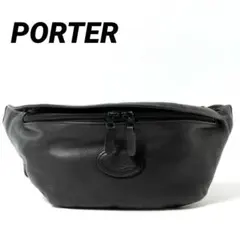 PORTER ポーター コルチナ Cortina レザー ボディバッグ 希少品 - メルカリ