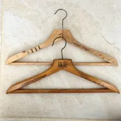 ヴィンテージ 布張りハンガー 5本セット レトロ柄 昭和レトロ ドイツ購入