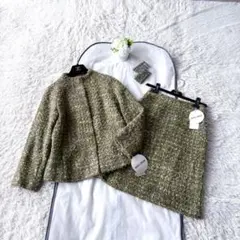 新品タグ付き‼️miss chloe ツイード スカートスーツ セットアップ