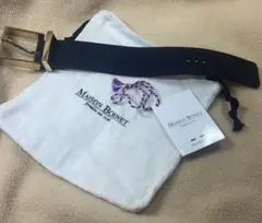 MAISON BONNET レザーブレスレット ネイビー 紺のサムネイル