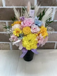 紀ちゃん様専用】仏花☆お供え☆お盆☆プリザーブドフラワー☆イエロー