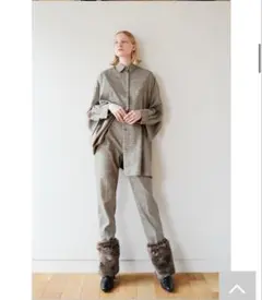 美品　CLANE 2WAY GUNCLUB CHECK PANTS