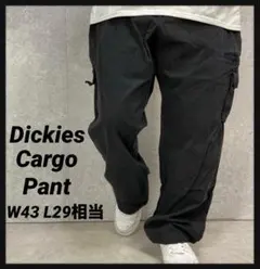 ディッキーズ　ブラック　カーゴパンツ　ビックサイズ　W43 L29相当