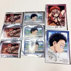 鬼滅の刃　猗窩座　狛治　ブロマイド　ステッカー　メモリーズアクリルカード