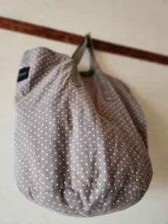 【インゲボルグ】ドット柄 トートバッグ 大容量