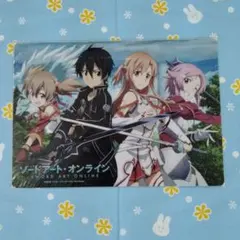 ソードアート・オンラインSAO プレイング下敷き キリト アスナ シリカ 下じき