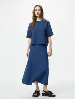 UNIQLO ウォッシャブルミラノリブセーター半袖