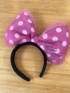 ミニー・マウス 水玉カチューシャ