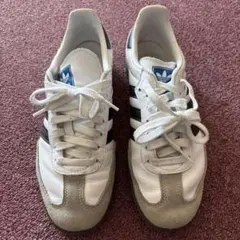 adidas SAMBA ホワイト ブラック スニーカー　26.5