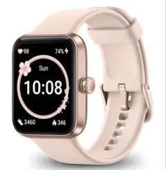 Konitee スマートウォッチ レディース 大画面 心拍 活動量計 歩数計.