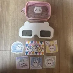 ちいかわパーク　3Dメガネ　限定ステッカー