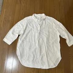 chocol raffine ホワイト五分袖シャツ