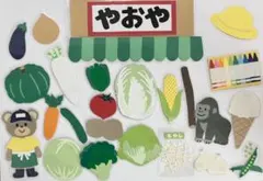 【すぐに使える】マグネットシアター「やおやのお店」「やさいのうた」