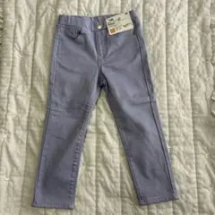 新品⭐️スタ楽 裏起毛 ストレートパンツ 100 長ズボン ポケットあり 女の子