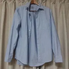 【無印良品】水色 Mサイズ 長袖シャツ