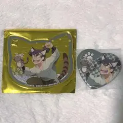 忍たま乱太郎 忍たま ナンジャ アクリルコースター 缶バッジ 食満留三郎