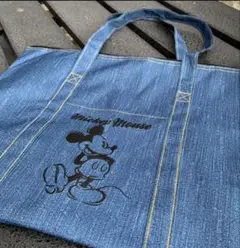 ミッキーマウス デニムトートバッグ