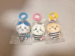 ちいかわ　ハチワレ　うさぎ　囚人キャラクターぬいぐるみ3体セット
