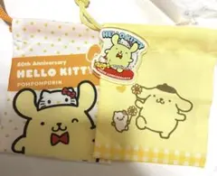 ポムポムぷりん　巾着　マグネット