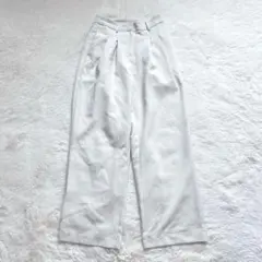 ティティベイト タックワイドパンツ スラックス きれいめ ハイウエスト M 春秋