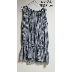 kapital 四国山城工場産　ギンガムチェックボレロノースリーブカーディガンのサムネイル