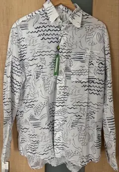 KENZO 長袖シャツ マーメイド柄 ホワイト Mサイズのサムネイル