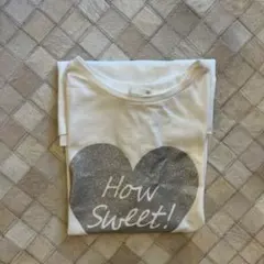 How Sweet! ロゴTシャツ ホワイト GU 140cmのサムネイル