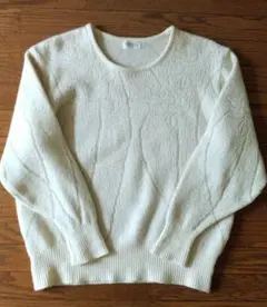 ニットセーター LL ラメ糸