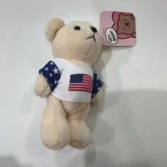 HEY BEAR! クマ ぬいぐるみ マスコット 星条旗