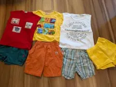 キッズ服セット Tシャツとショートパンツ 110cm纏め売り