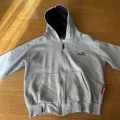 O*M様 PUMA グレー ジップアップパーカー Sサイズ