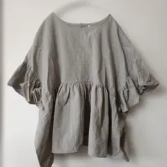 SEASON REASON by Lin. & Red フリルカットソー　XL