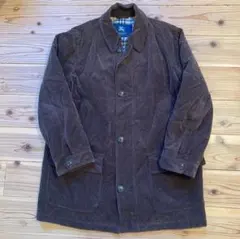 80s【極美品】バーバリーズ コーデュロイジャケット ノバチェック くるみボタン 80s【極美品】バーバリーズ コーデュロイジャケット ノバチェック