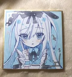 手描きイラスト オリジナル 黒アリス - メルカリ