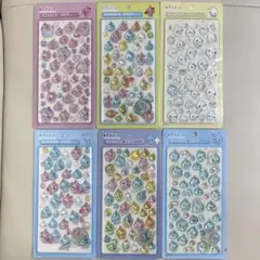 m*︎様 しずくちゃんボンボンドロップ シール 6シートセット
