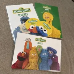 SESAME STREET MARKET ポストカード ステッカー 5点セット
