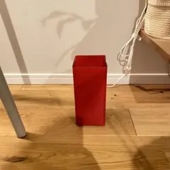 IKEA ガラステーブルランプ　赤　廃盤品　オールドイケア