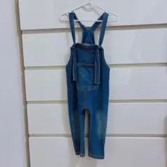 韓国子供服　オーバーオール　男女兼用　ブルー