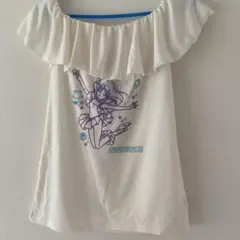 セシルマクビーコラボ クリーミーマミフリル付きTシャツ