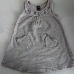 ギャップ GAP ワンピース チュニック グレー 80